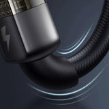 Cablu Mcdodo de date (CA-3160), Type-C to Lightning, 36W, Transparent Design, Auto Power Off, 1.2m, negru