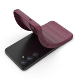 Husa pentru Samsung Galaxy S25 FE, Techsuit Magic Shield, bordo