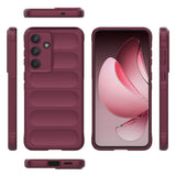 Husa pentru Samsung Galaxy S25 FE, Techsuit Magic Shield, bordo