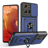 Husa pentru Motorola Moto G15, Techsuit CamShield Series, albastru