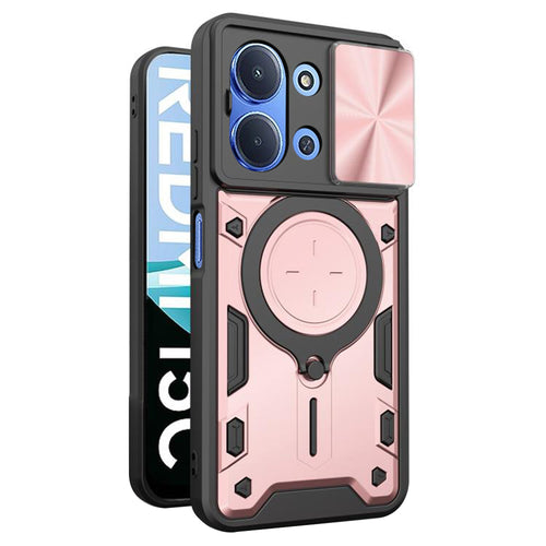 Husa pentru Xiaomi Redmi 15C 4G, Techsuit CamGuard Pro, roz auriu