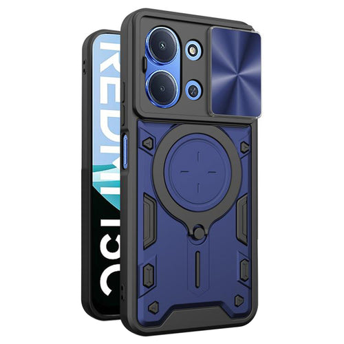 Husa pentru Xiaomi Redmi 15C 4G, Techsuit CamGuard Pro, albastru