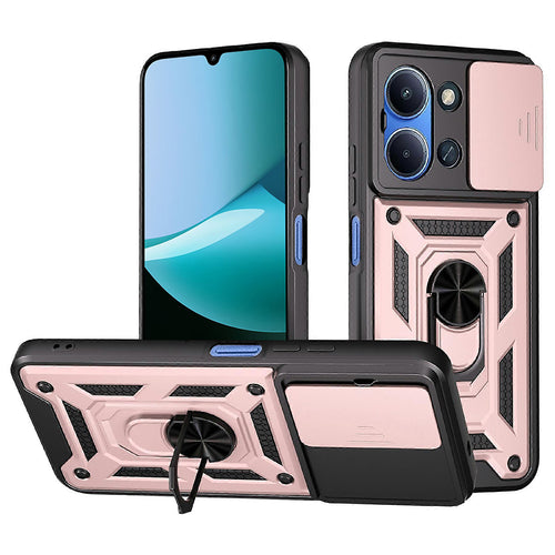Husa pentru Xiaomi Redmi 15C 4G, Techsuit CamShield Series, roz