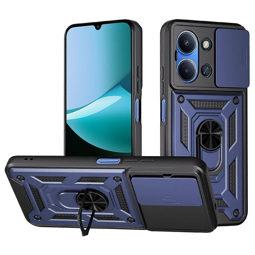 Husa pentru Xiaomi Redmi 15C 4G, Techsuit CamShield Series, albastru