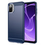 Husa pentru Samsung Galaxy A07 4G, Techsuit Carbon Silicone, albastru