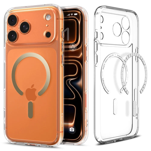 Husa pentru iPhone 17 Pro Max, Spigen Ultra Hybrid MagSafe (ACS10284), transparenta