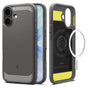 Husa pentru iPhone 17, Spigen Rugged Armor MagSafe (ACS10368), gri