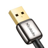 Cablu Mcdodo de date (CA-6590), cu Breathing Light Afisaj LED, USB-A to Lightning, Auto Power Off, 3A, 1.2m, negru