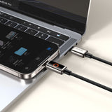 Cablu Mcdodo de date (CA-6670), cu Breathing Light Afisaj LED, USB-C to Lightning, Auto Power Off, 36W, 1.2m, negru