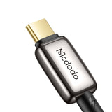 Cablu Mcdodo de date (CA-6670), cu Breathing Light Afisaj LED, USB-C to Lightning, Auto Power Off, 36W, 1.2m, negru