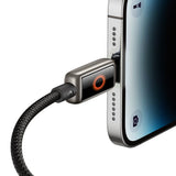 Cablu Mcdodo de date (CA-6670), cu Breathing Light Afisaj LED, USB-C to Lightning, Auto Power Off, 36W, 1.2m, negru