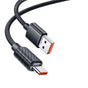 Cablu Mcdodo de date (CA-3650), Type-C to USB-A, Transparent Design, 100W, 1.2m, negru