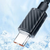 Cablu Mcdodo de date (CA-3670), Type-C to Type-C, Transparent Design, 100W, 5A, 1.2m, negru