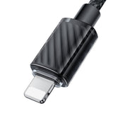 Cablu Mcdodo de date (CA-3660), Type-C to Lightning, Transparent Design, 36W, 1.2m, negru
