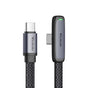 Cablu Mcdodo de date (CA-3360), USB-C to USB-C, 90 Degree Design, 65W, Indicator LED, 1.2m, negru