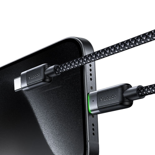 Cablu Mcdodo de date Self-Winding Series (CA-2000), USB-C to USB-C, 60W, Incarcare rapida, 1.2m, negru