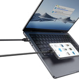 Cablu Mcdodo de date Self-Winding Series (CA-2000), USB-C to USB-C, 60W, Incarcare rapida, 1.2m, negru