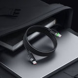 Cablu Mcdodo de date Self-Winding Series (CA-2000), USB-C to USB-C, 60W, Incarcare rapida, 1.2m, negru