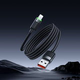 Cablu Mcdodo de date Self-Winding Series (CA-6000), USB-A to Lightning, 3A, 1.2m, negru