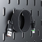 Cablu Mcdodo de date Self-Winding Series (CA-6000), USB-A to Lightning, 3A, 1.2m, negru