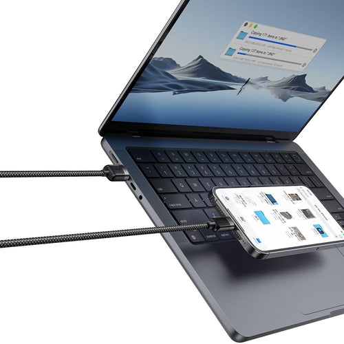 Cablu Mcdodo de date Self-Winding Series (CA-6000), USB-A to Lightning, 3A, 1.2m, negru