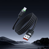 Cablu Mcdodo de date Self-Winding Series (CA-5650), USB-A to USB-C, 6A, 1.2m, negru