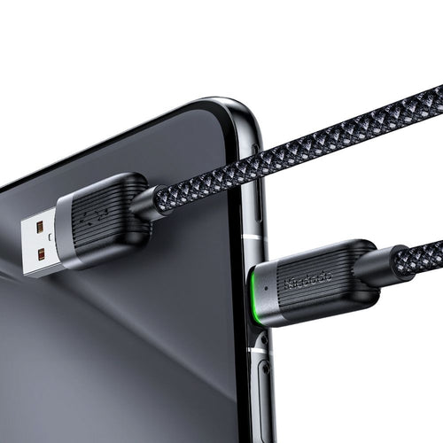 Cablu Mcdodo de date Self-Winding Series (CA-5650), USB-A to USB-C, 6A, 1.2m, negru