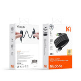 Cablu Mcdodo de date Self-Winding Series (CA-5650), USB-A to USB-C, 6A, 1.2m, negru