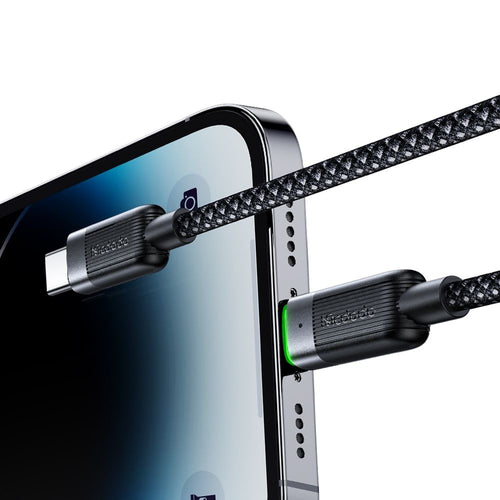 Cablu Mcdodo de date Self-Winding Series (CA-2010), USB-C to Lightning, 36W, 1.2m, negru