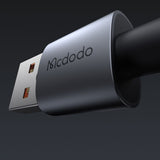 Cablu Mcdodo de date (CA-6910), cu Charging Light, USB-A to Lightning, Transparent Cable, 3A, 1.2m, negru