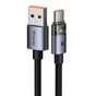 Cablu Mcdodo de date (CA-6890), cu Charging Light, USB-C to USB-A, Transparent Design, 6A, 1.2m, negru