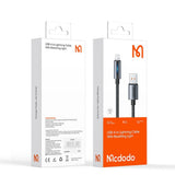 Cablu Mcdodo de date (CA-5660), cu Breathing Light, USB-A to Lightning, 3A, 1.2m, negru