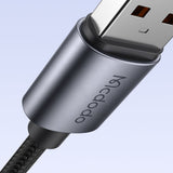 Cablu Mcdodo de date (CA-5660), cu Breathing Light, USB-A to Lightning, 3A, 1.2m, negru