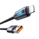 Cablu Mcdodo de date (CA-5660), cu Breathing Light, USB-A to Lightning, 3A, 1.2m, negru