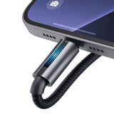 Cablu Mcdodo de date (CA-5740), cu Breathing Light, USB-C to USB-C, 100W, 5A, 1.2m, negru