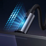 Cablu Mcdodo de date (CA-5740), cu Breathing Light, USB-C to USB-C, 100W, 5A, 1.2m, negru