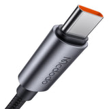 Cablu Mcdodo de date (CA-5740), cu Breathing Light, USB-C to USB-C, 100W, 5A, 1.2m, negru