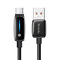 Cablu Mcdodo de date (CA-0020), cu Auto Brightness Adjustment, USB-A to USB-C, 6A, 1.2m, negru
