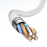 Cablu Mcdodo de date (CA-5690), USB-C to USB-C, PD Incarcare rapida, 3A, 60W, 480Mbps, 1m, alb