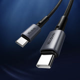 Cablu Mcdodo de date (CA-3130), Type-C to Type-C, PD Incarcare rapida, 3.25A, 65W, 1m, negru