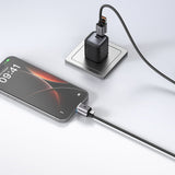 Cablu Mcdodo 4in1 Cablu de date Extreme Energy Series (CA-6560), cu Magnetic Ends, USB-C/USB-A to USB-C/Lightning, 60W, 1.2m, negru