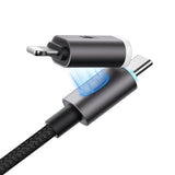 Cablu Mcdodo 4in1 Cablu de date Extreme Energy Series (CA-6560), cu Magnetic Ends, USB-C/USB-A to USB-C/Lightning, 60W, 1.2m, negru