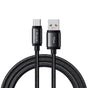 Cablu Mcdodo de date (CA-4730), USB-A to Type-C, Incarcare rapida, 6A, 120W, Indicator LED, 1.5m, negru