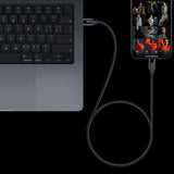 Cablu Mcdodo de date (CA-7132), USB-C to USB-C, 100W, 10Gb/s, 4K@60Hz, 5A, 1.2m, negru