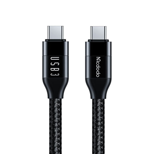 Cablu Mcdodo de date (CA-7132), USB-C to USB-C, 100W, 10Gb/s, 4K@60Hz, 5A, 1.2m, negru