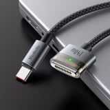 Cablu Mcdodo Magnetic Cable (CA-2070), USB-C to MagSafe 3, 140W, LED Indicator, 2m, negru
