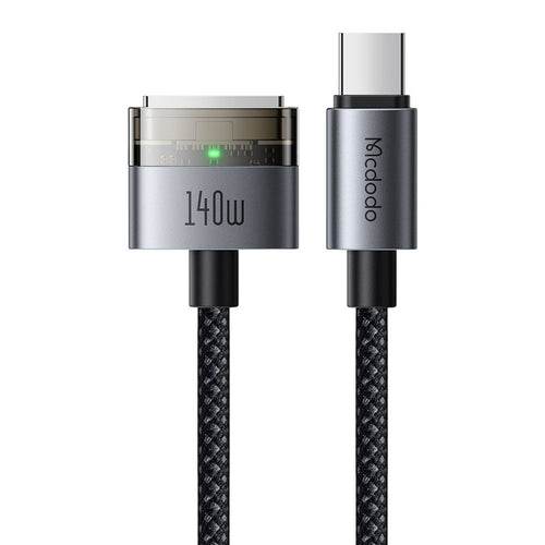 Cablu Mcdodo Magnetic Cable (CA-2070), USB-C to MagSafe 3, 140W, LED Indicator, 2m, negru