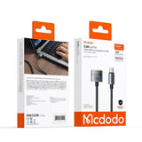 Cablu Mcdodo Magnetic Cable (CA-2070), USB-C to MagSafe 3, 140W, LED Indicator, 2m, negru