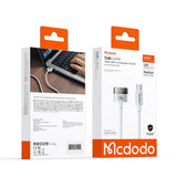 Cablu Mcdodo Magnetic Cable (CA-2071), USB-C to MagSafe 3, 140W, LED Indicator, 2m, alb