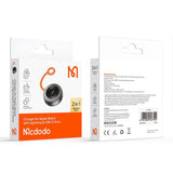 Incarcator wireless Mcdodo (CH-6840), pentru Apple Watch, Dual Input, 2.5W, Anti-lost Silicon Lanyard, negru